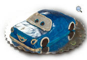 Детский праздничный торт «Автомобиль Синий»