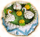 Торт "Лебеди"