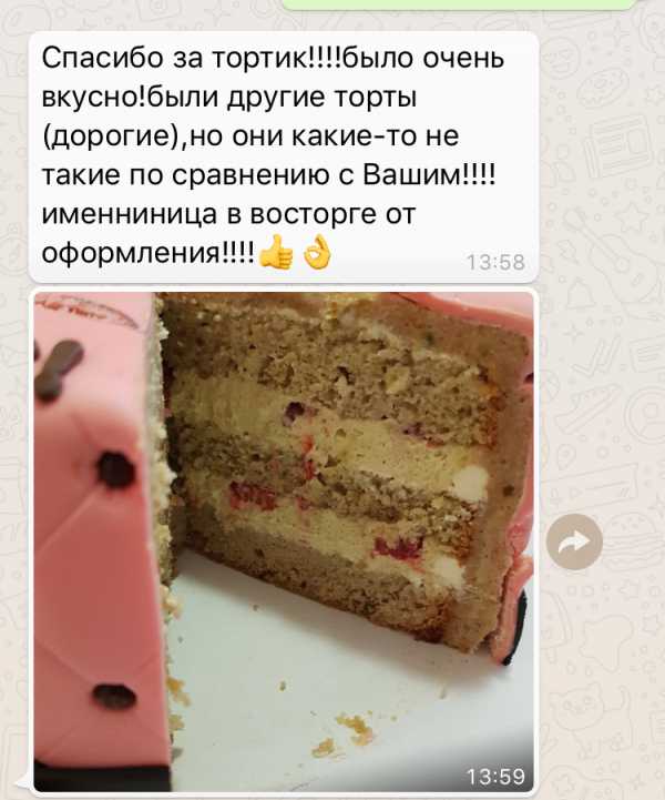 Ответы на благодарности за торт